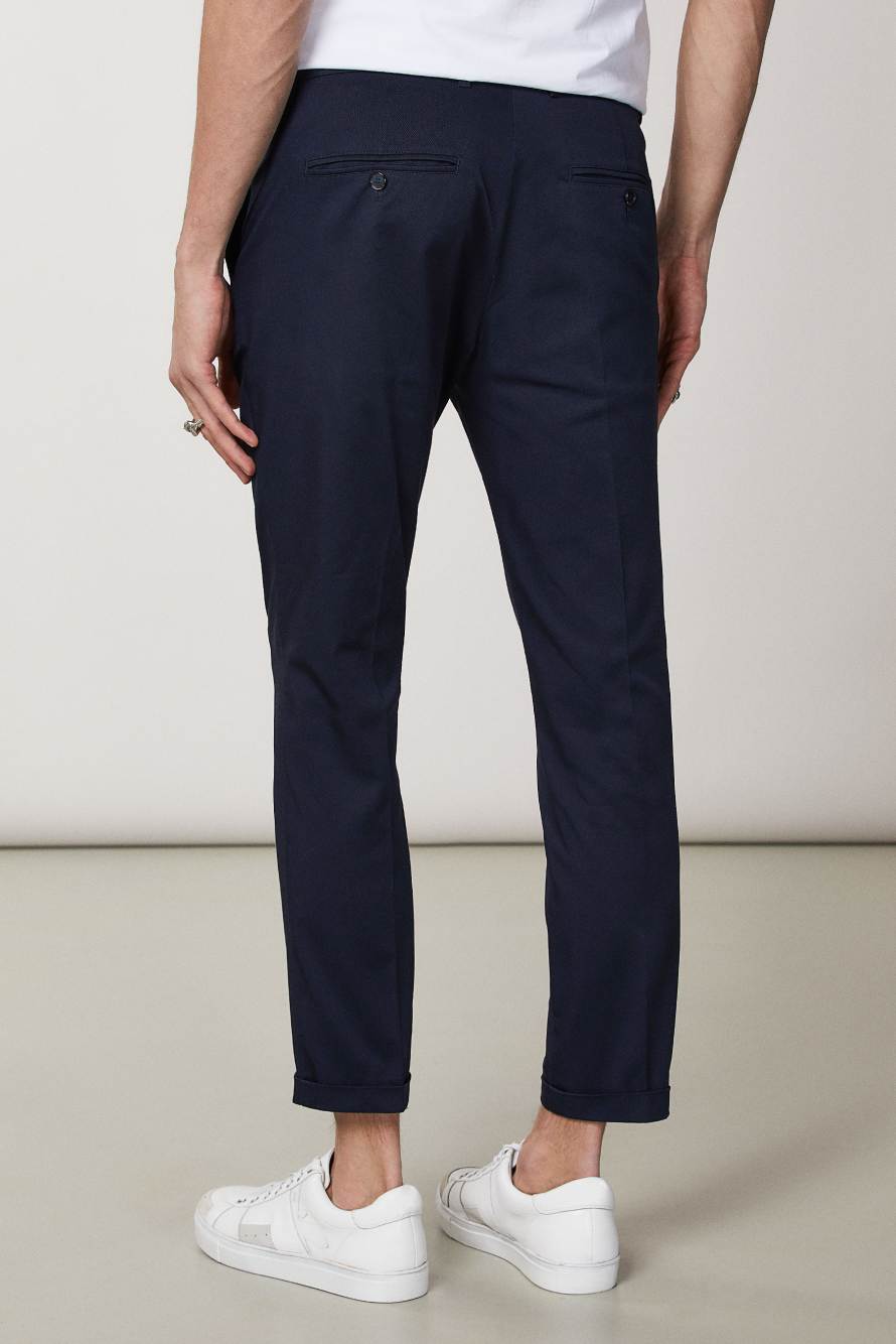 Pantaloni slim fit alla caviglia, Blu, Patrizia Pepe