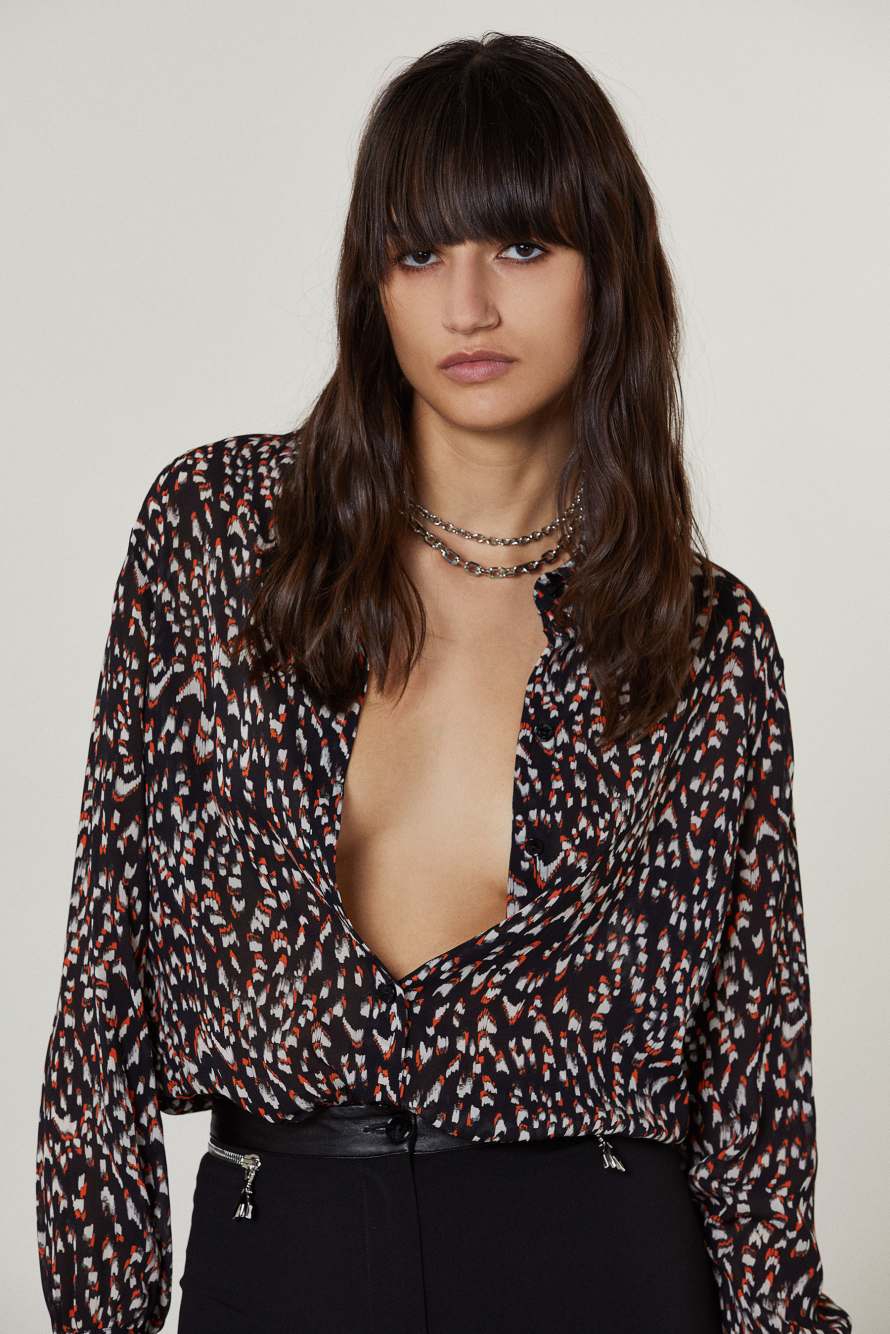 Camicia Maschile, Nero, Patrizia Pepe