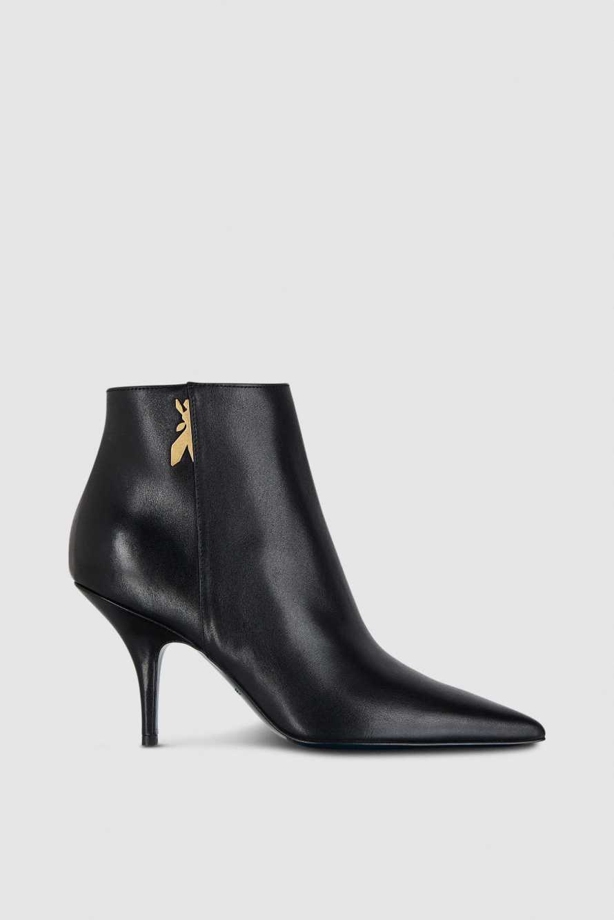 Thin-heeled ankle boots, Black, Patrizia Pepe