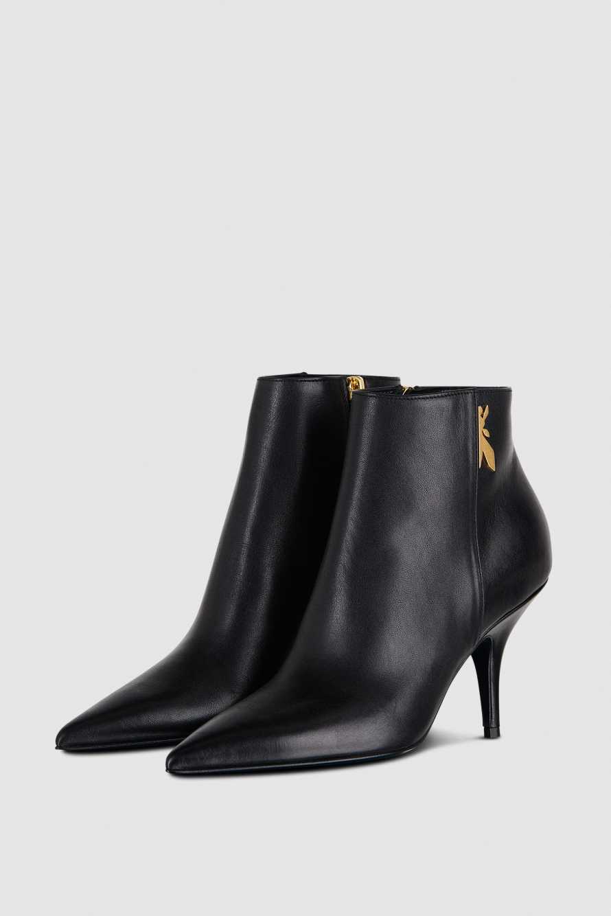 Thin-heeled ankle boots, Black, Patrizia Pepe
