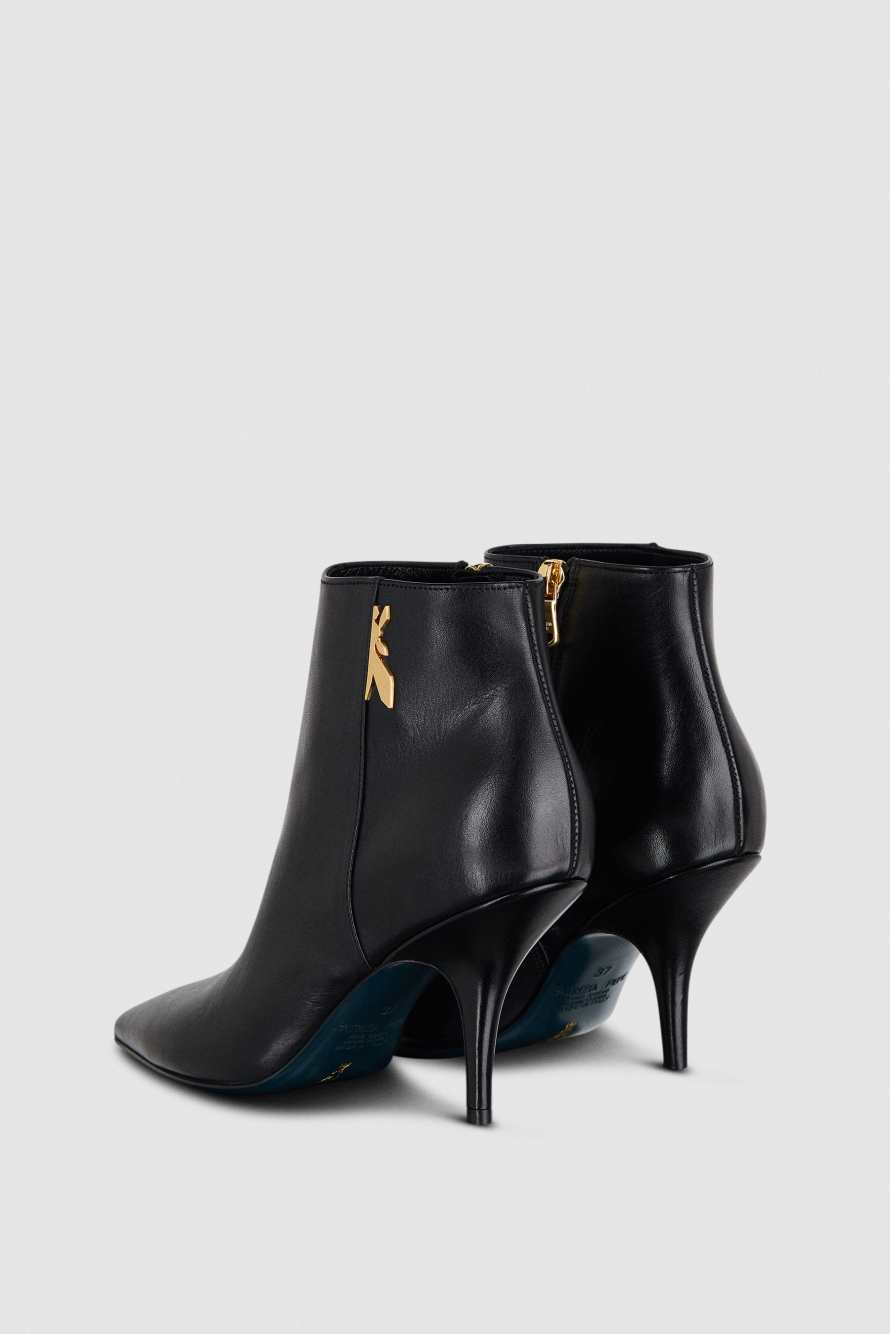 Thin-heeled ankle boots, Black, Patrizia Pepe