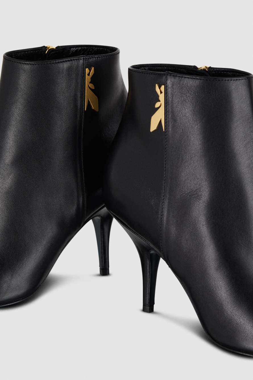 Thin-heeled ankle boots, Black, Patrizia Pepe