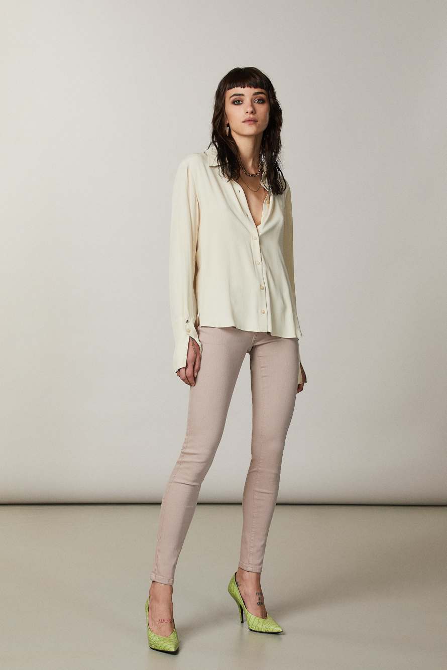 Jeggings, Beige, Denim
