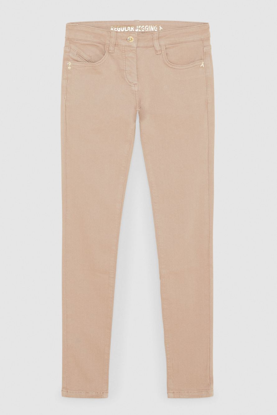 Jeggings, Beige, Denim