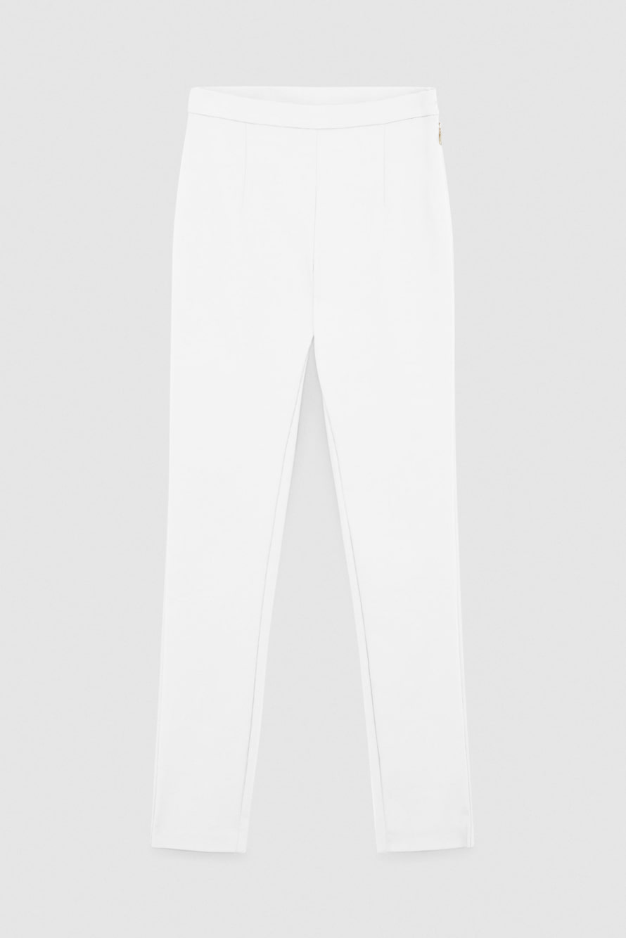 Узкие брюки, Белый, Patrizia Pepe