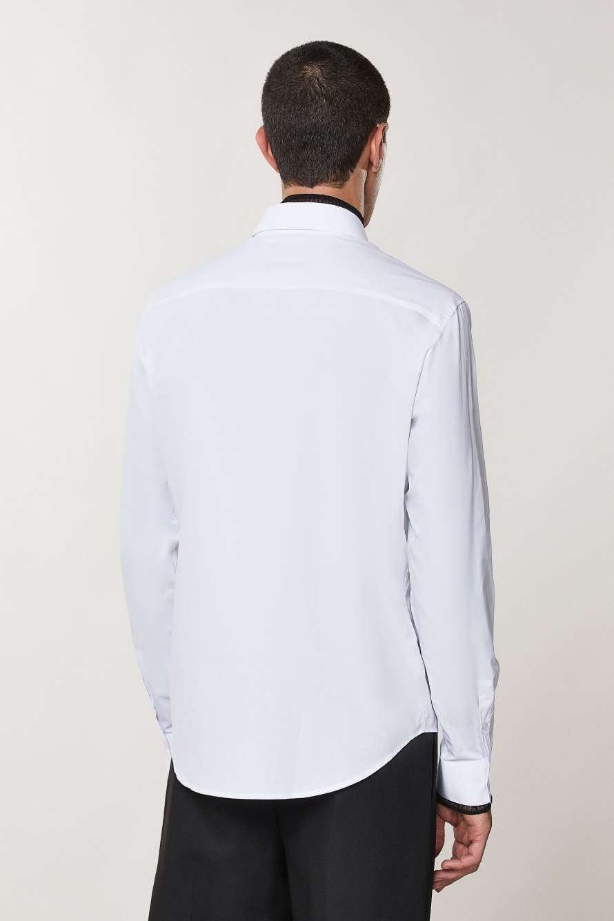 Baumwollhemd mit Print, Wei&szlig;, Patrizia Pepe