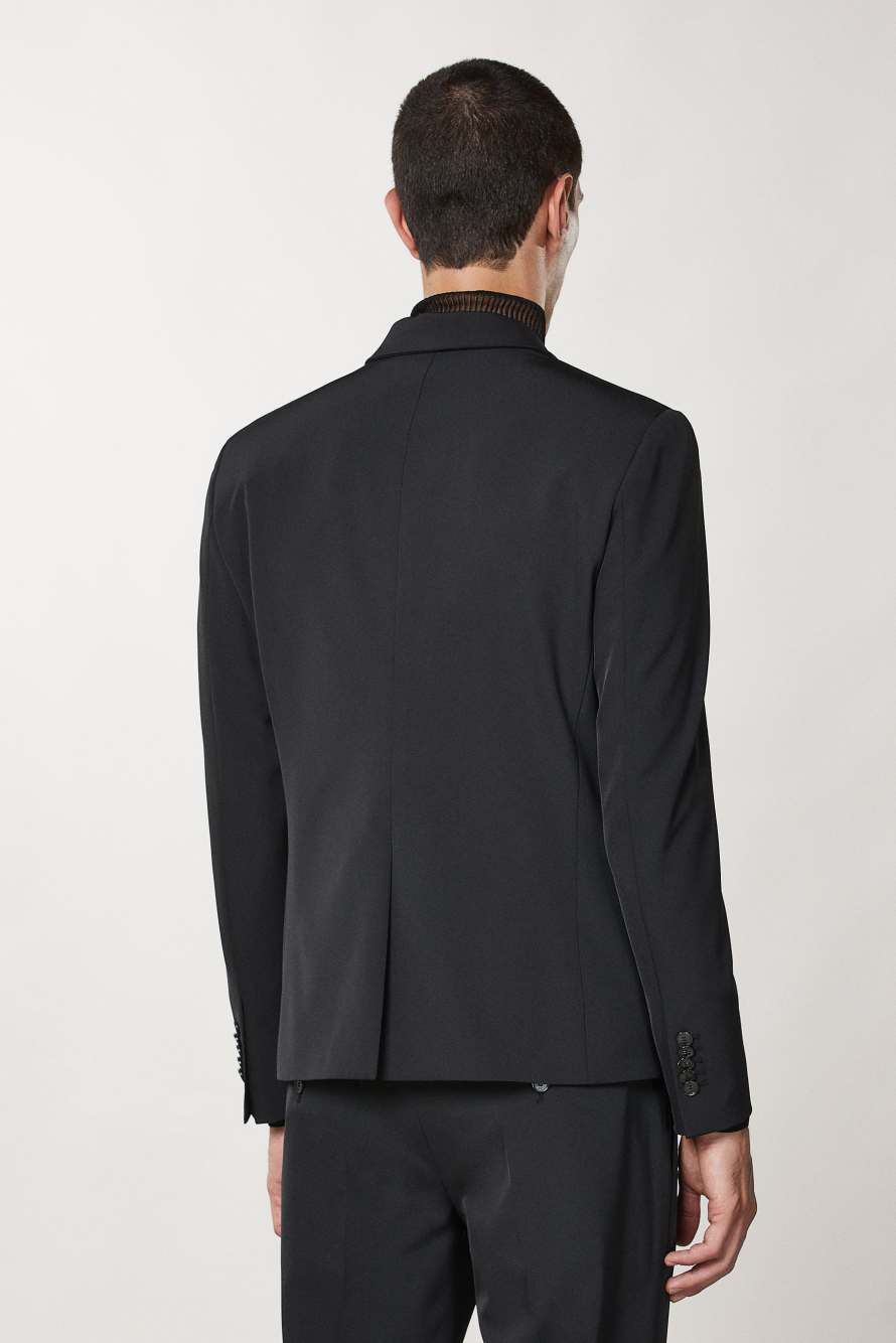 Two-button slim fit jacket, Black, Patrizia Pepe