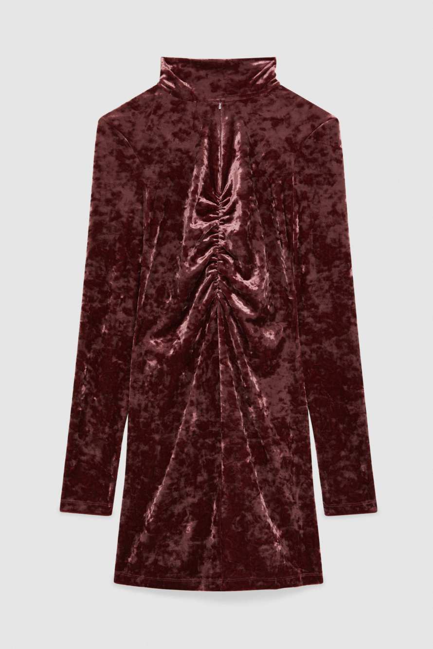 Essential velvet dress, Purple, Patrizia Pepe
