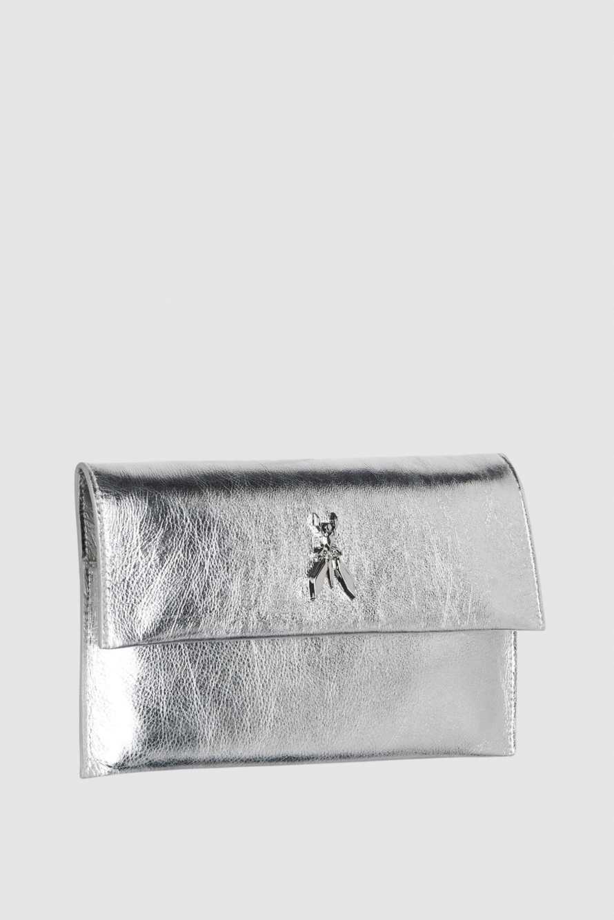 Клатч для торжественных случаев Fly, Серебристый, Patrizia Pepe