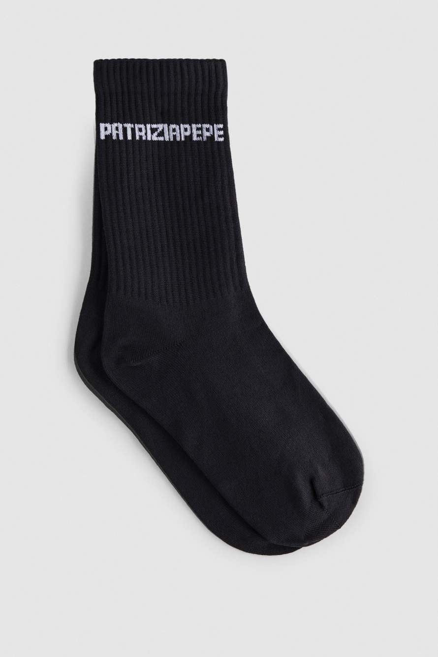 Носки из хлопковой смеси, Черный, Patrizia Pepe