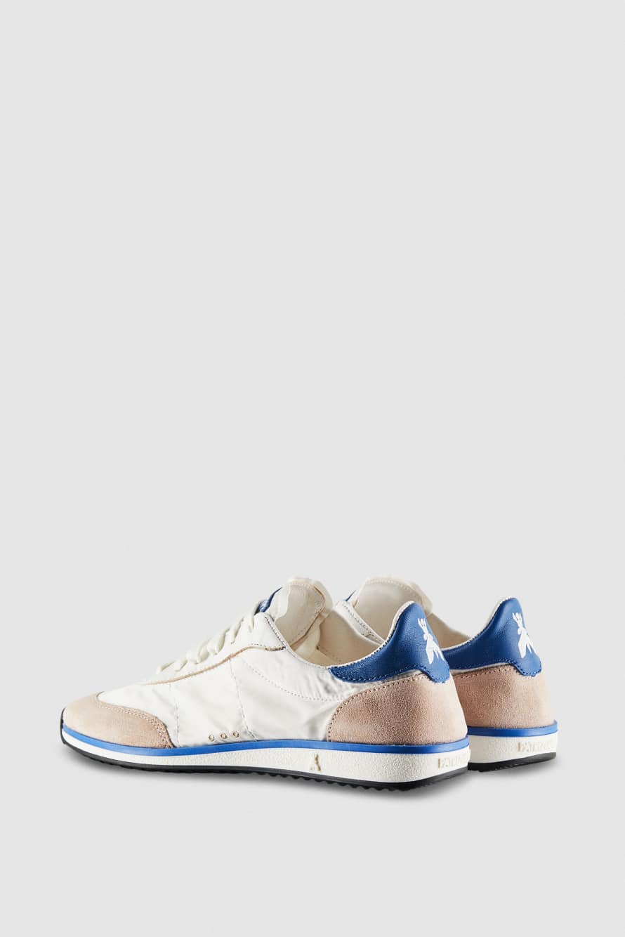Running SKIN Sneakers '93 in nylon, White/Blue, Patrizia Pepe