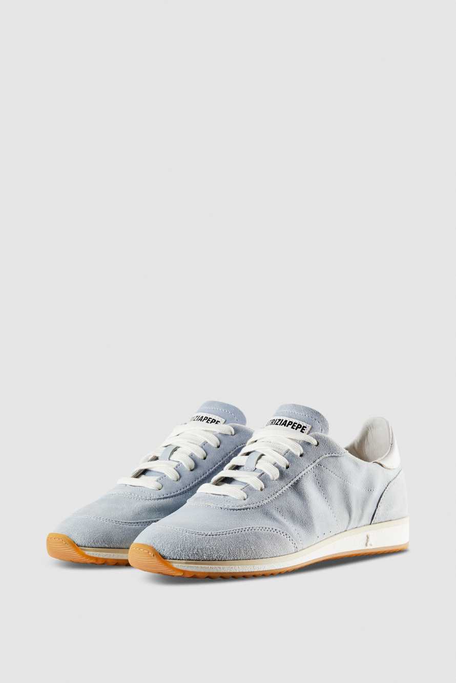 Running SKIN Sneakers '93 из замши, Синий, Patrizia Pepe