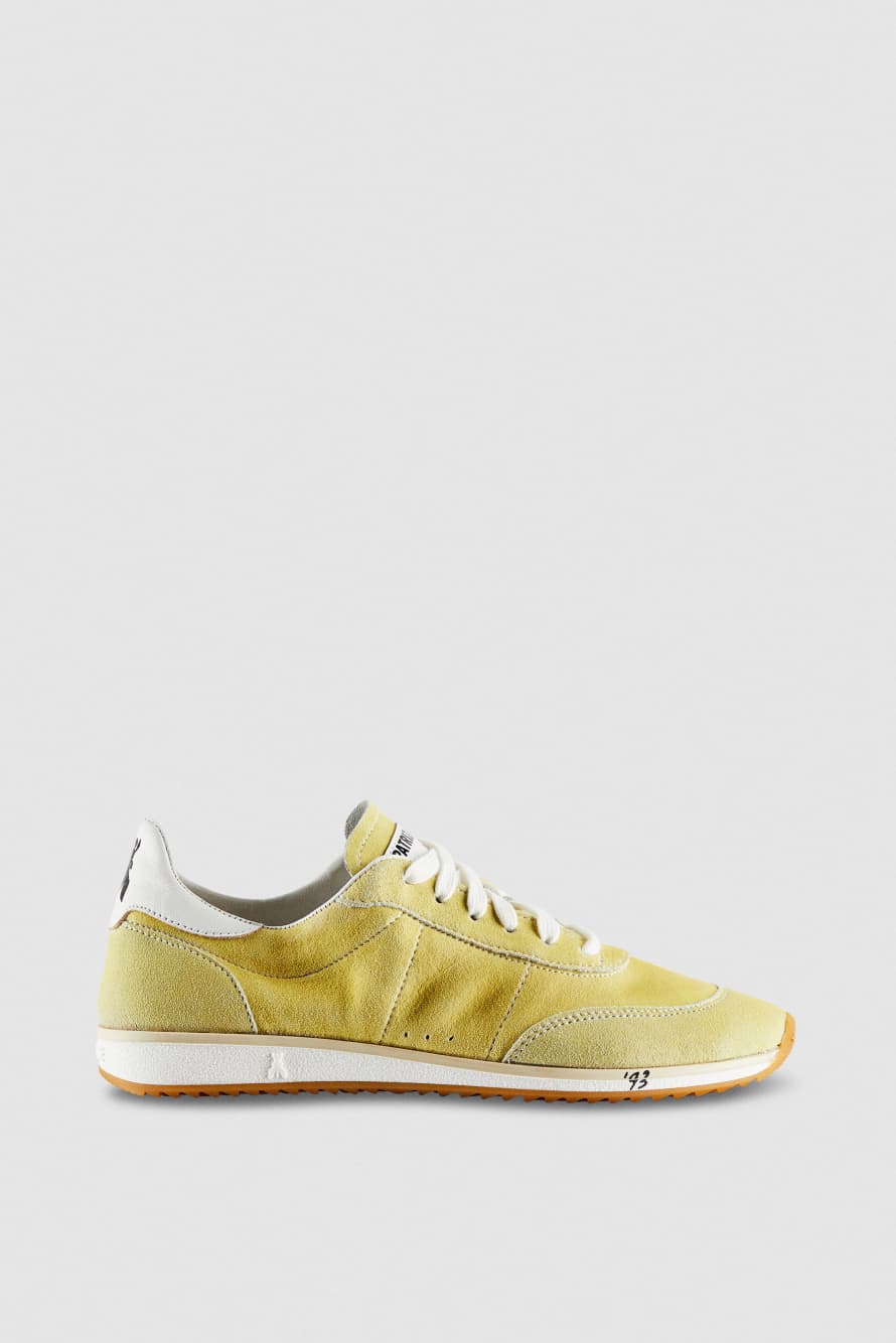 Running SKIN Sneakers '93 из замши, Желтый, Patrizia Pepe