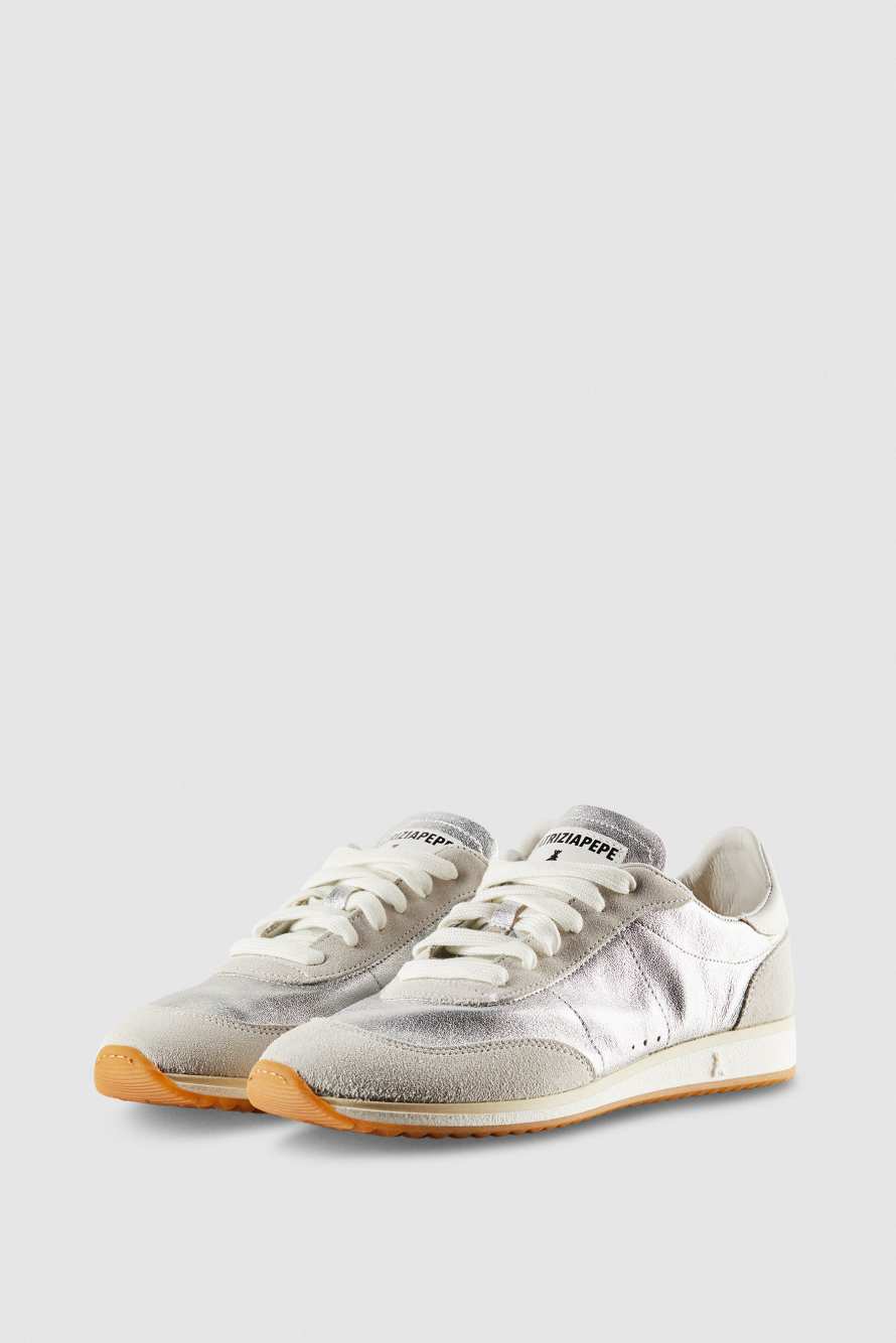 Running SKIN Sneakers '93 ламинат, Серебристый, Patrizia Pepe
