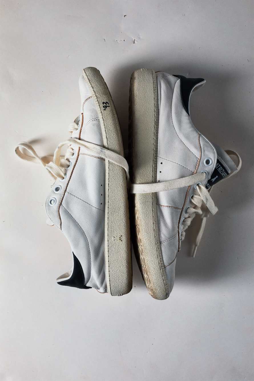 SKIN Sneakers '93 из кожи наппа, Белый, Patrizia Pepe