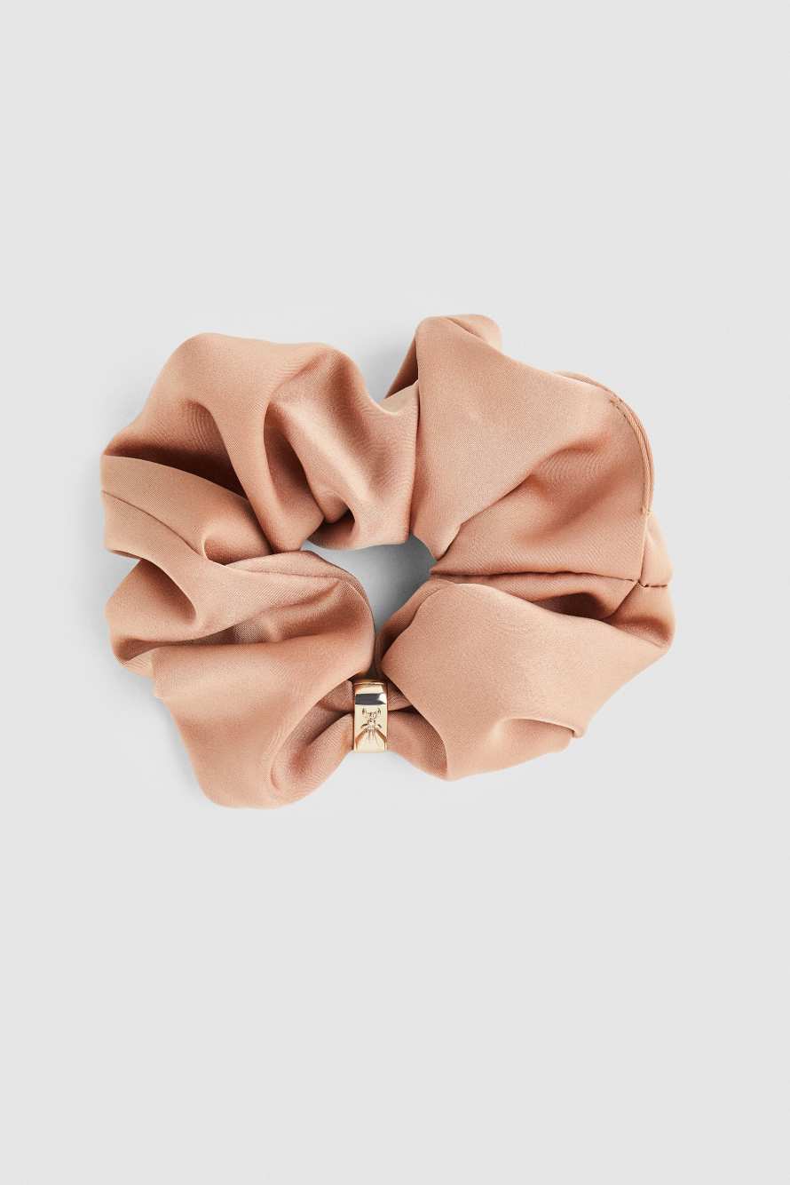 Резинка скранч для волос, Золотистый, Patrizia Pepe