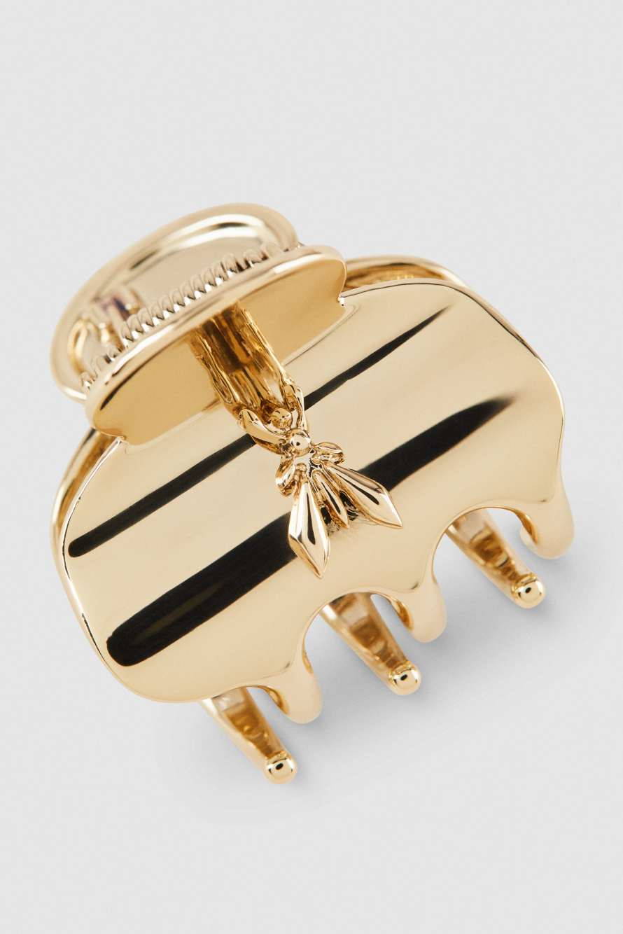 Элегантная заколка для волос, Золотистый, Patrizia Pepe