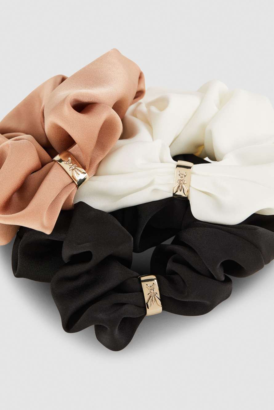 Резинка скранч для волос, Белый, Patrizia Pepe