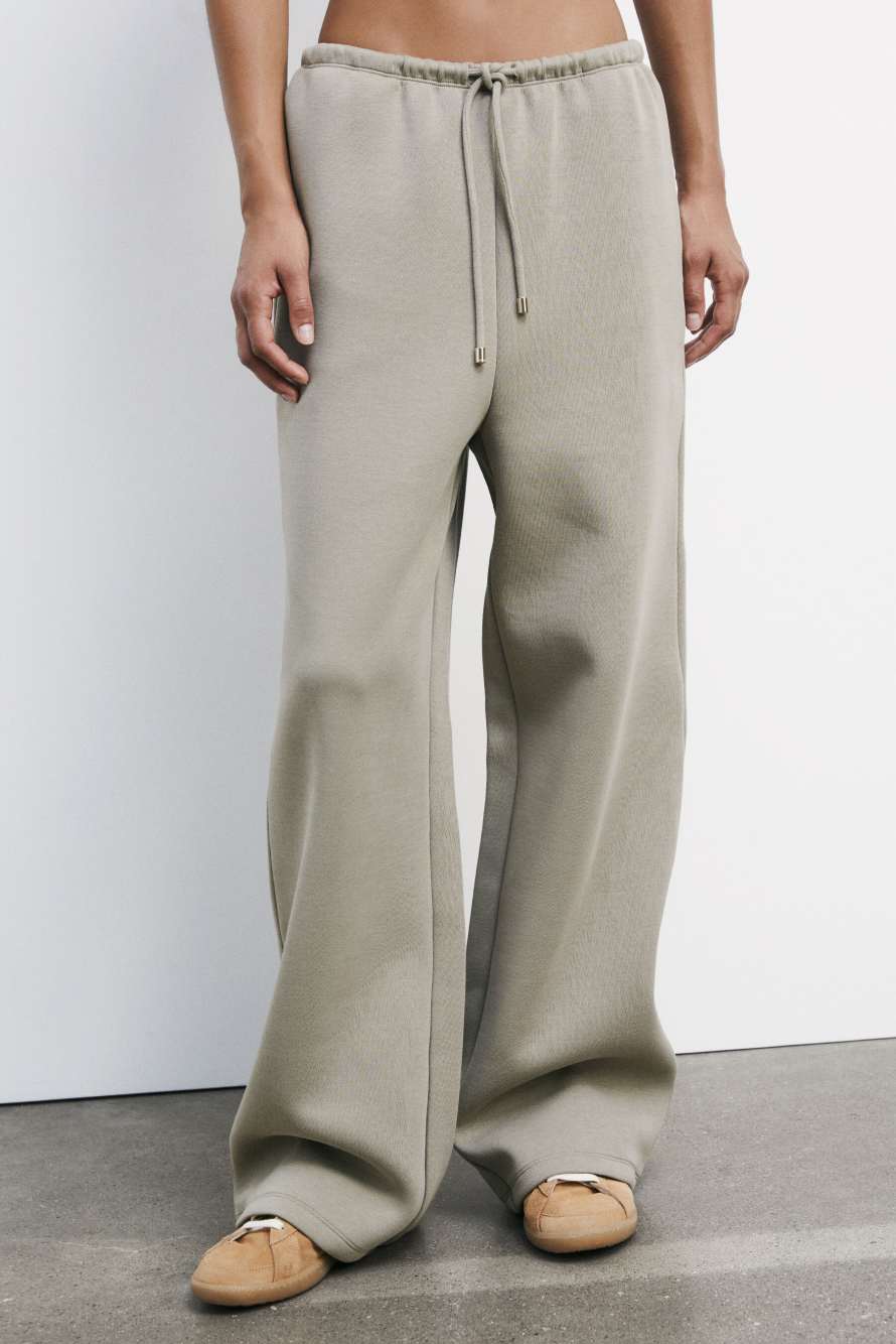 Pantaloni jogger oversize, Beige, Patrizia Pepe