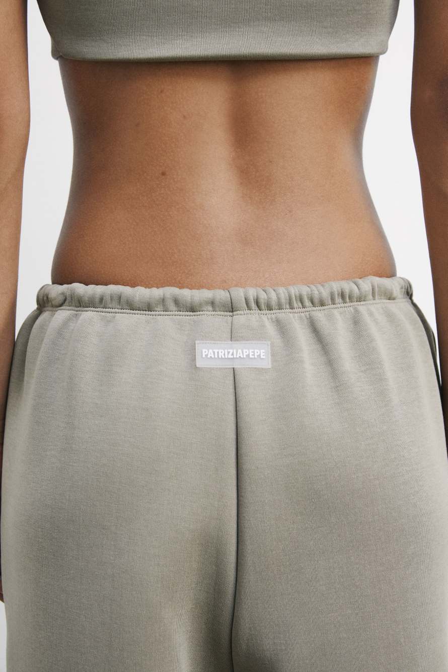 Pantaloni jogger oversize, Beige, Patrizia Pepe
