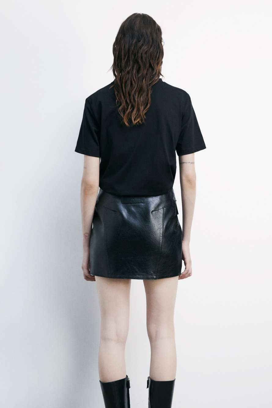 (IM)PERFECTION jersey T-shirt, Black, Patrizia Pepe