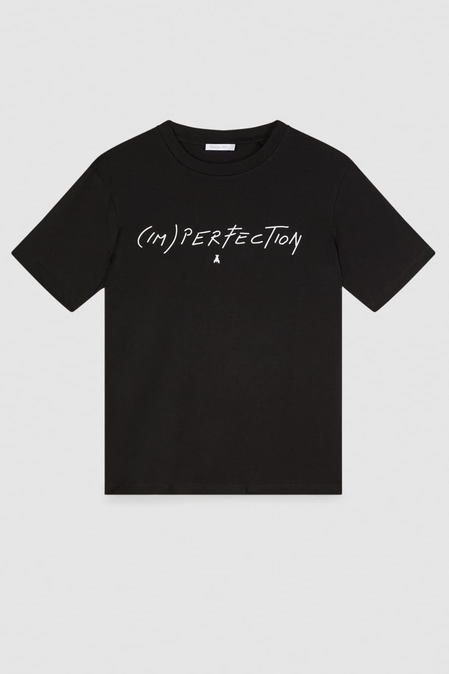(IM)PERFECTION jersey T-shirt, Black, Patrizia Pepe