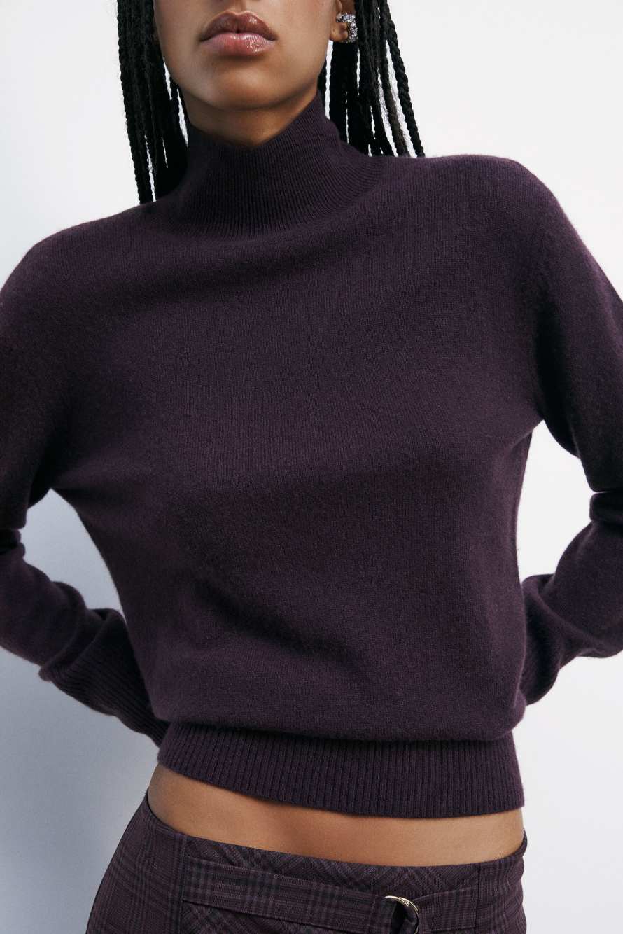 Pull en cachemire pur, Marron, Patrizia Pepe