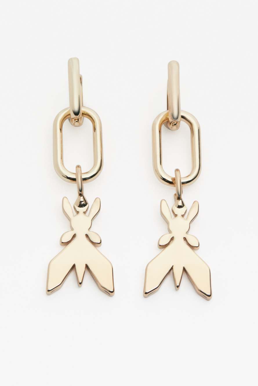 Double Chain earrings, Gold, Patrizia Pepe