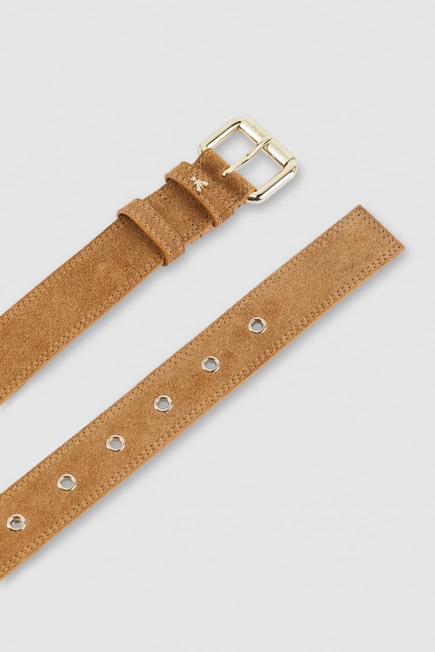 Ceinture en daim, Beige, Patrizia Pepe