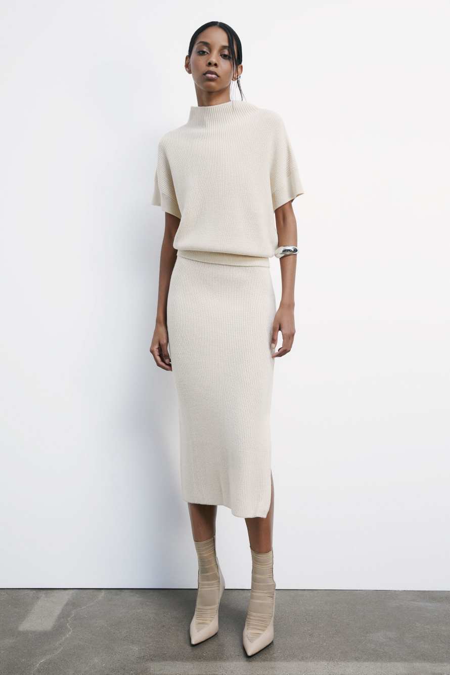 Трикотажный топ без рукавов "ESSENTIAL", Белый, Patrizia Pepe