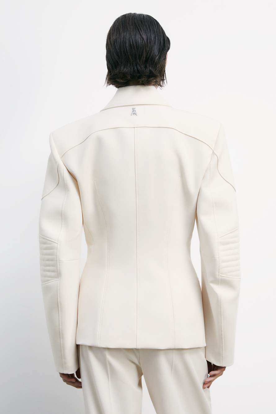 Жакет в гоночном стиле, Белый, Patrizia Pepe