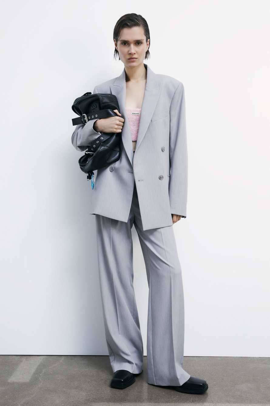 "ESSENTIAL" fluid viscose shirt, Pink, Patrizia Pepe