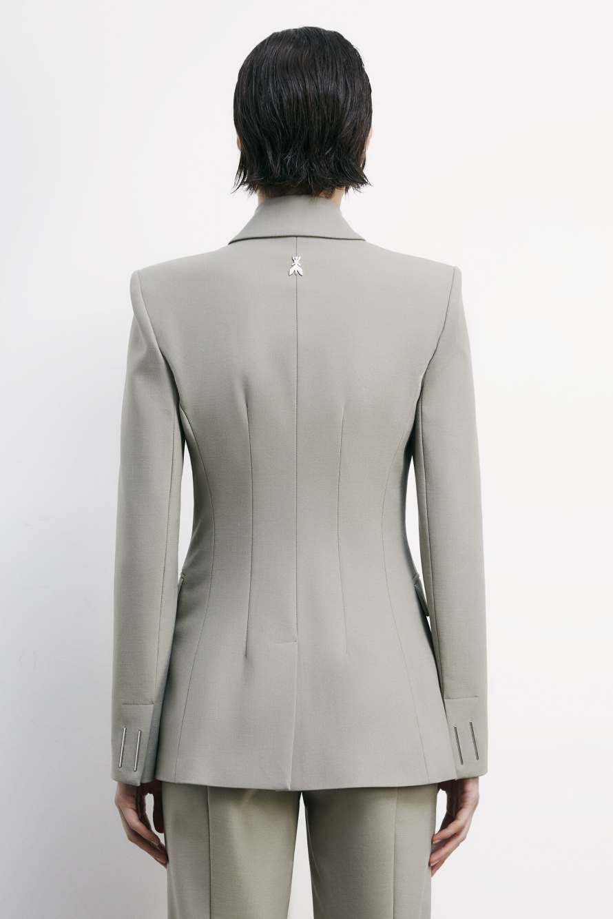 Двубортный блейзер "ESSENTIAL", бежевый, Patrizia Pepe