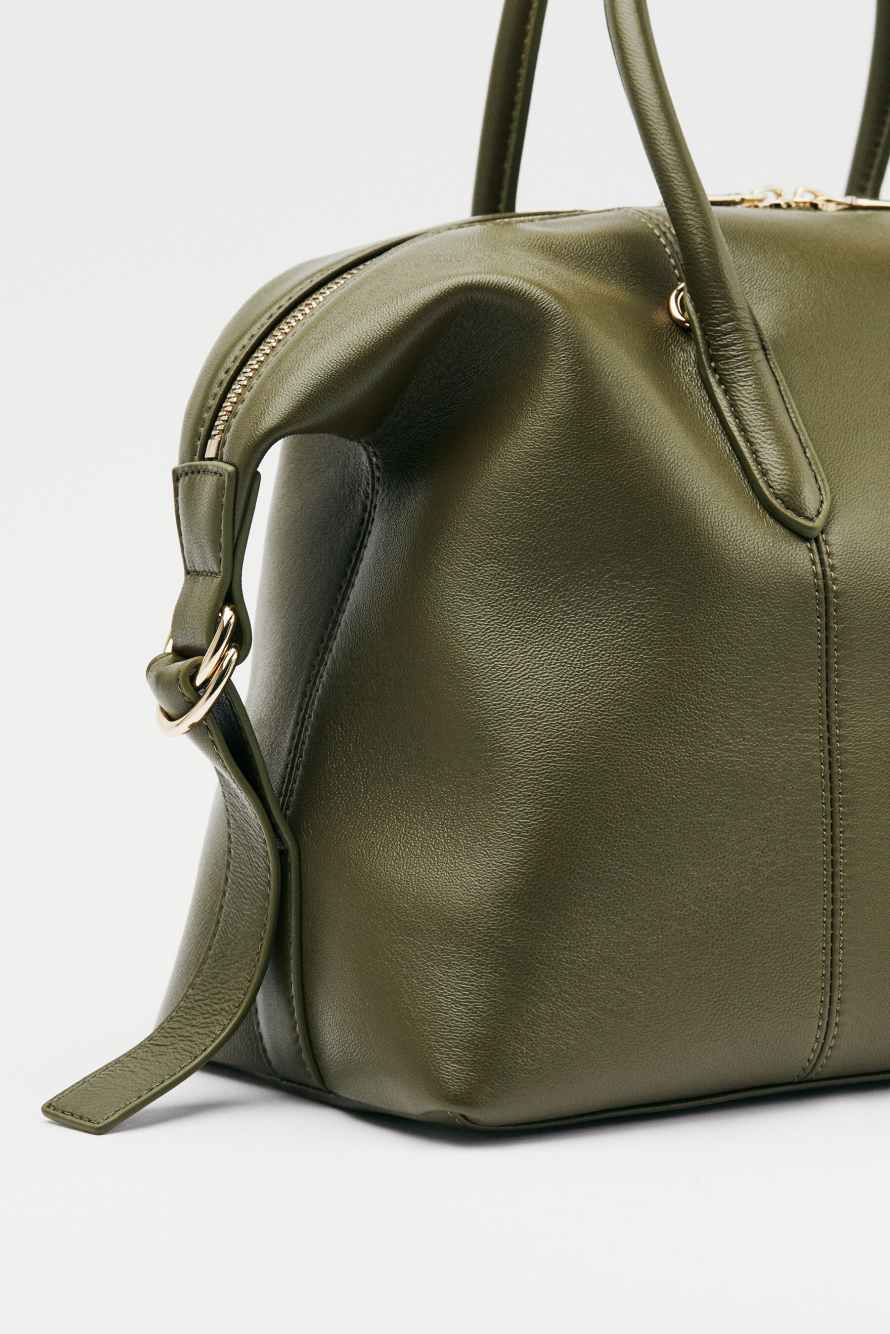 Сумка-боулинг New Business, зелёный, Patrizia Pepe