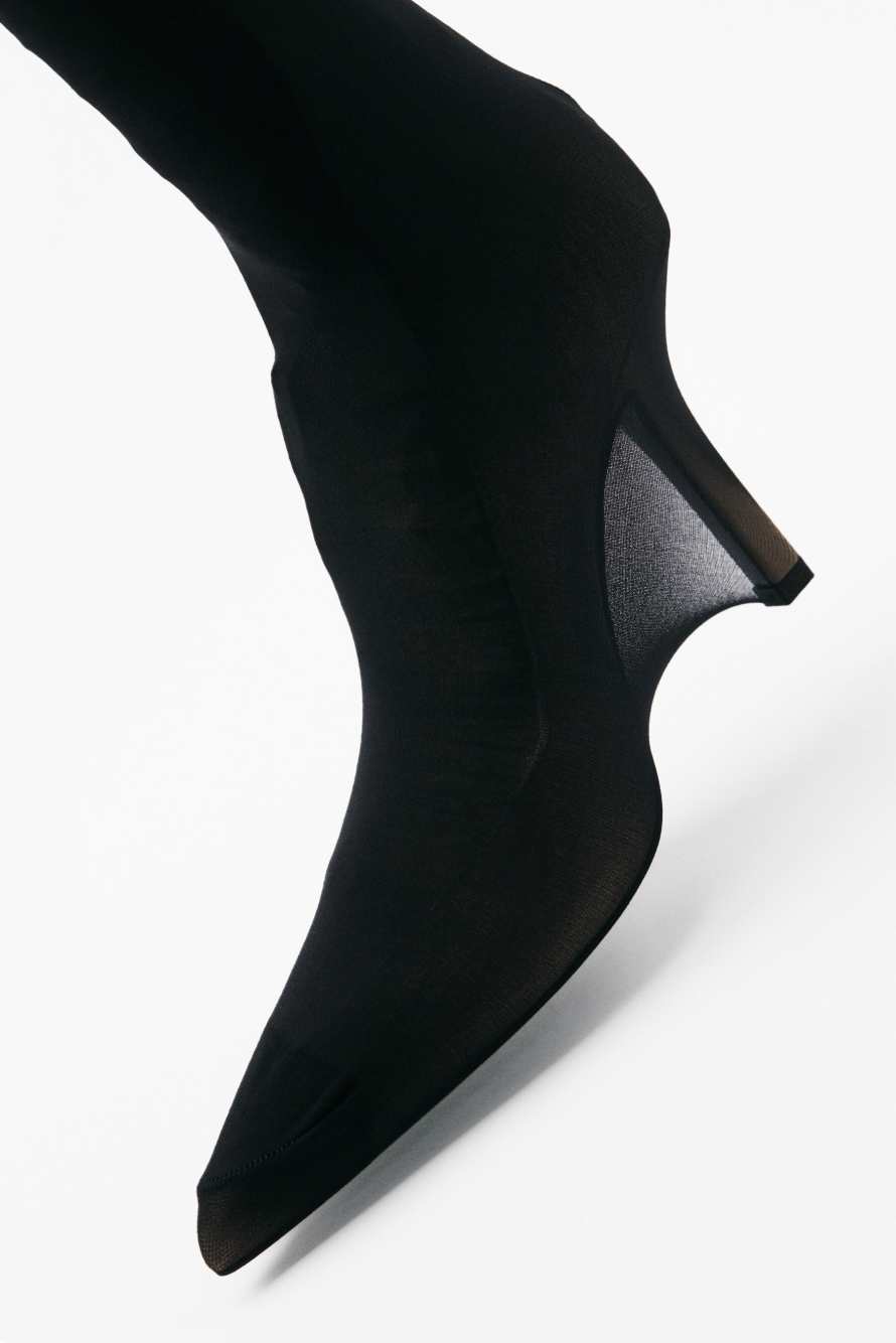 Minimal Shape Second Skin ankle boots, Beige, Patrizia Pepe