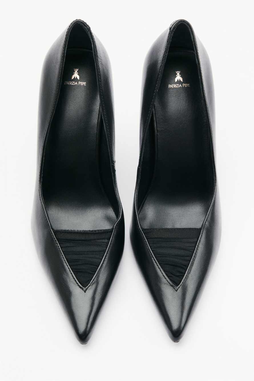 Туфли-лодочки Minimal Shape Second Skin, Черный, Patrizia Pepe