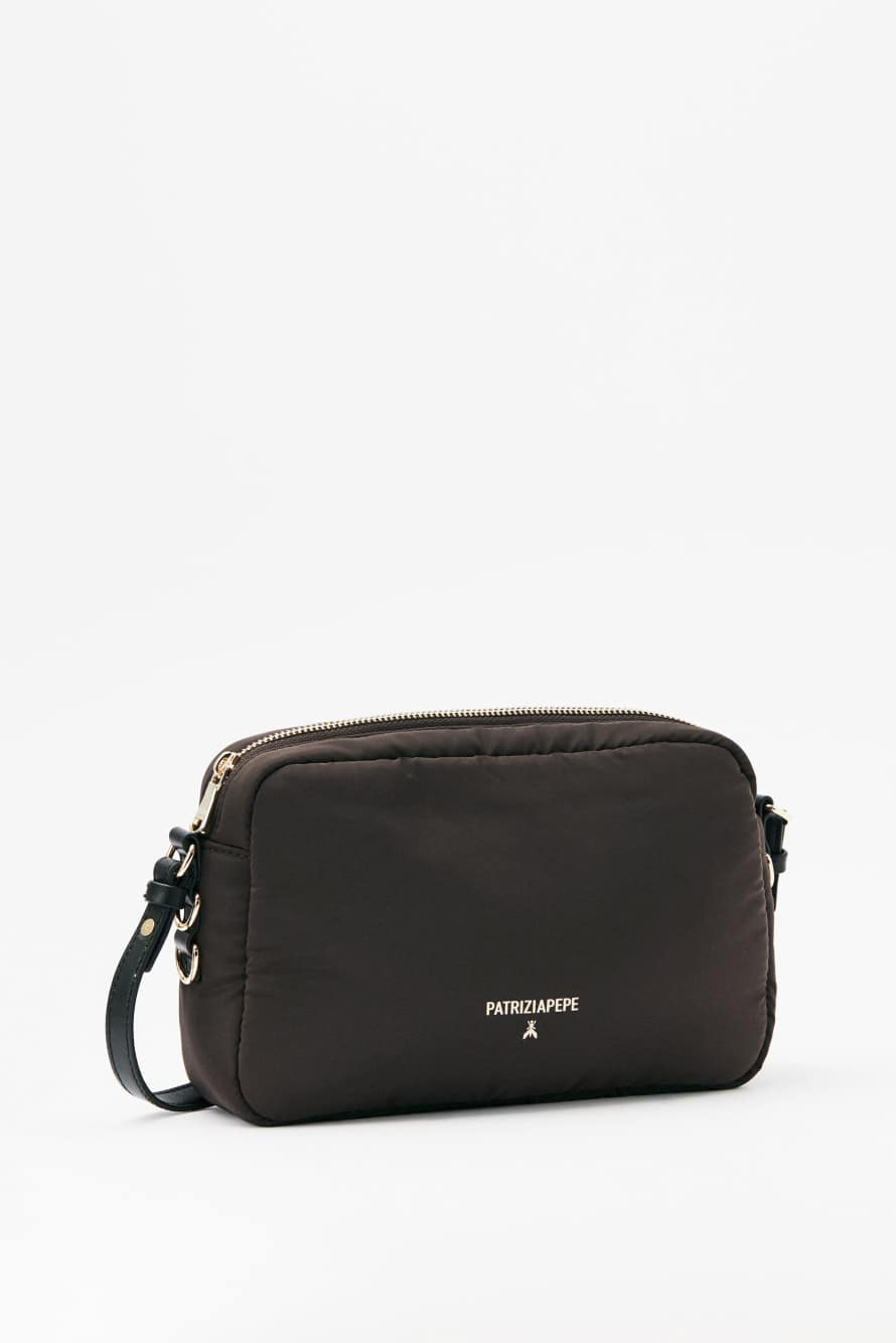 Sky Pillow Duo nylon bag, Brown, Patrizia Pepe