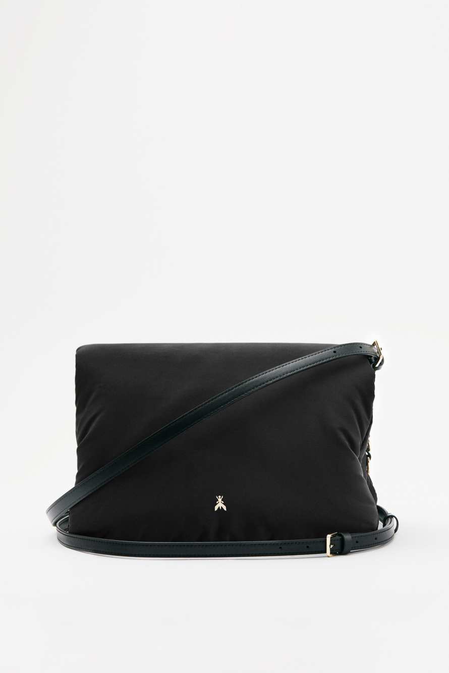 Sky Pillow Duo nylon bag, Black, Patrizia Pepe