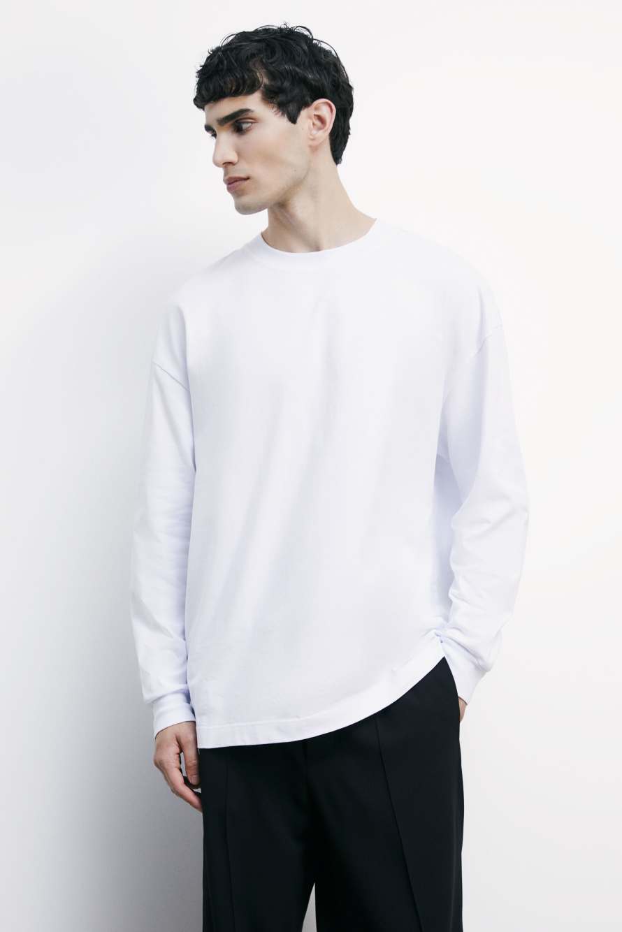 Cotton (IM)PERFECTION sweatshirt, White, Patrizia Pepe