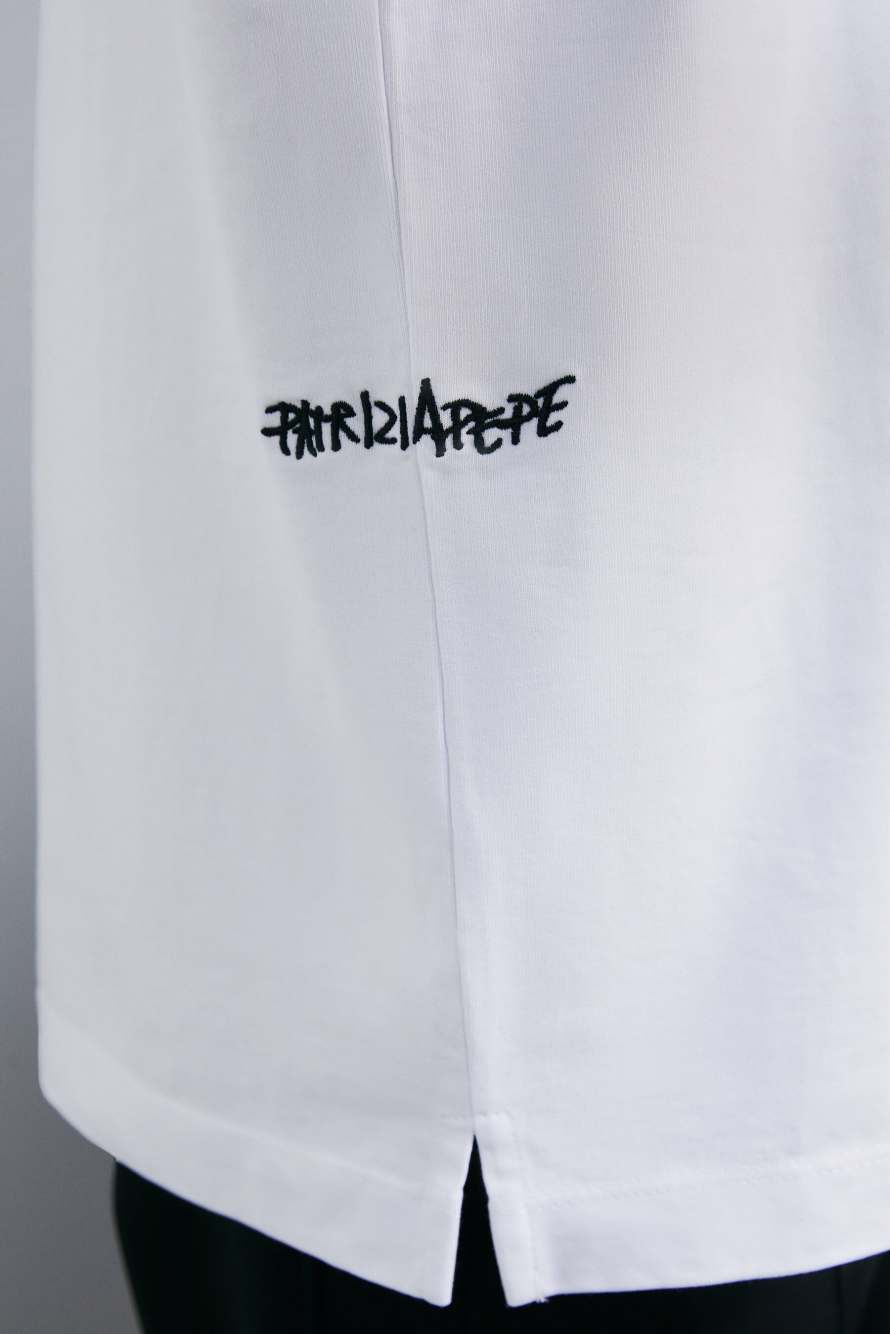 Cotton (IM)PERFECTION sweatshirt, White, Patrizia Pepe