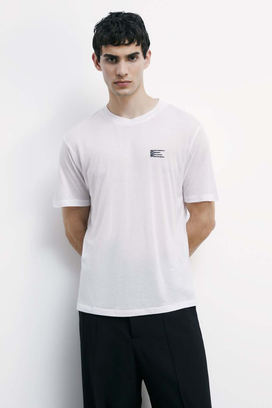 Трикотажная футболка с короткими рукавами, Белый, Patrizia Pepe