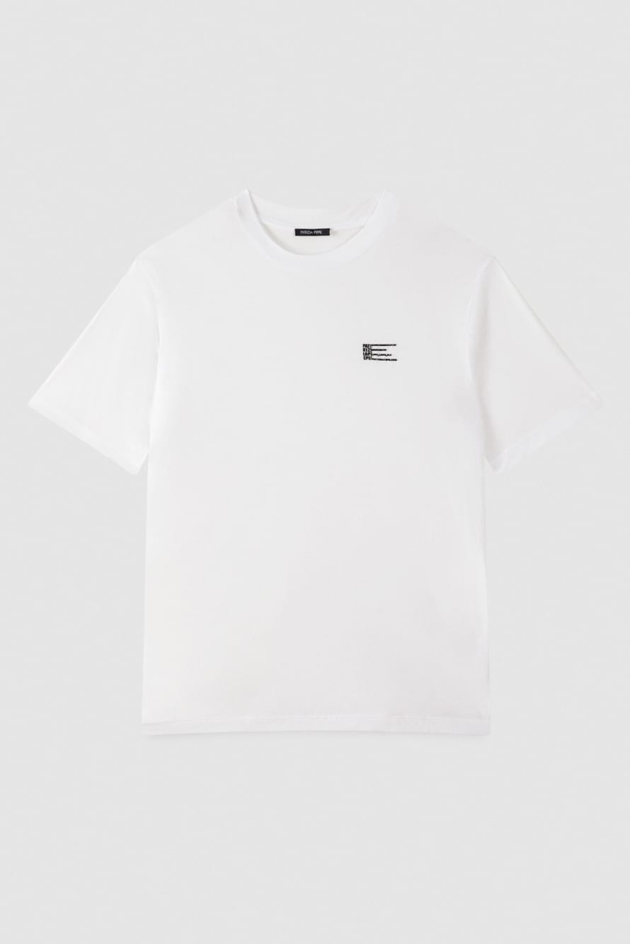Трикотажная футболка с короткими рукавами, Белый, Patrizia Pepe