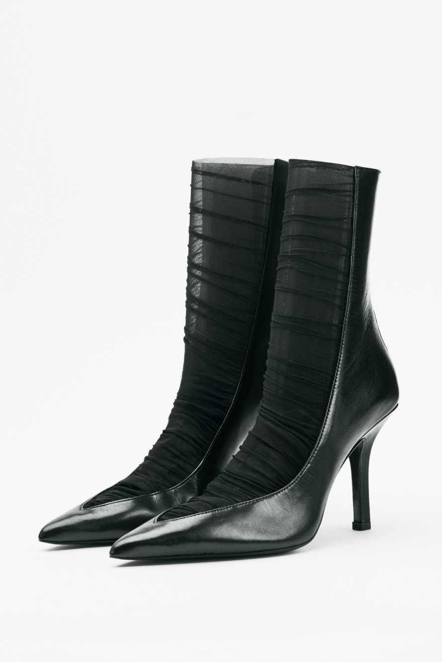 Полусапожки Minimal Shape Second Skin, Черный, Patrizia Pepe