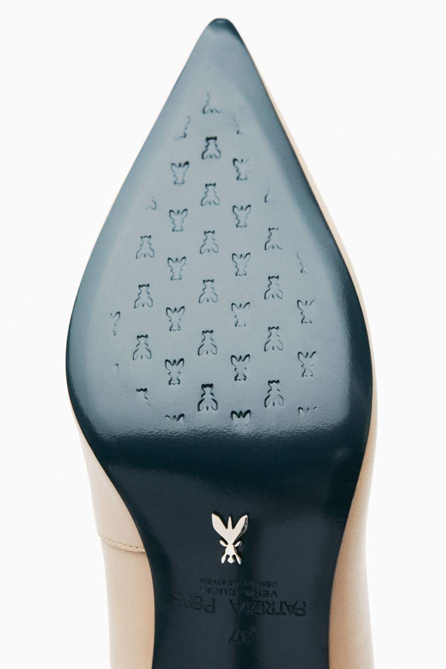 Minimal Shape Second Skin ankle boots, Beige, Patrizia Pepe