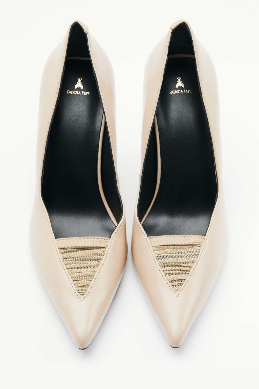 Туфли-лодочки Minimal Shape Second Skin, Бежевый, Patrizia Pepe