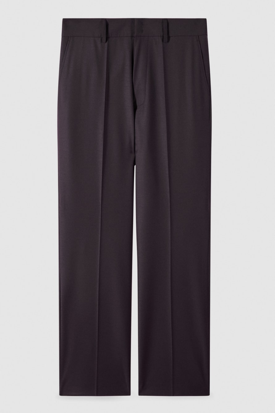 (IM)PERFECTION slim fit pants in cool wool, Brown, Patrizia Pepe