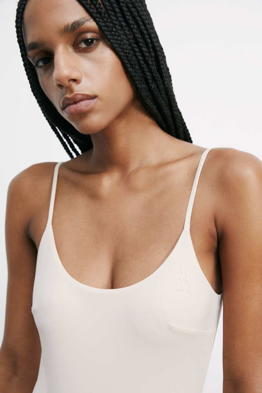 Stretch underwear bodysuit, White, Patrizia Pepe