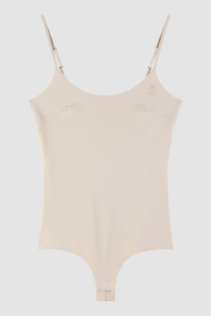 Stretch underwear bodysuit, White, Patrizia Pepe