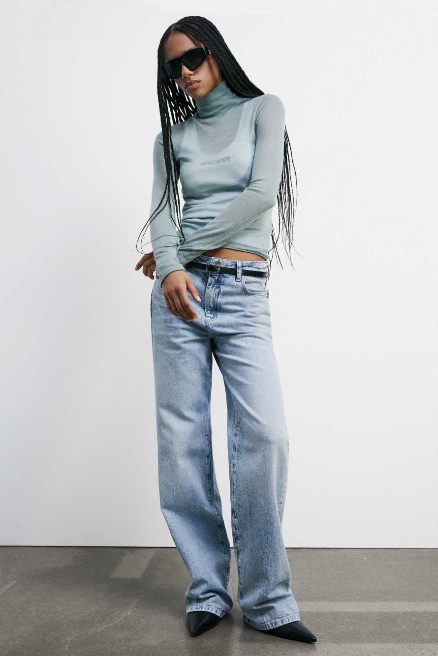 Lightweight wool turtleneck, Green, Patrizia Pepe