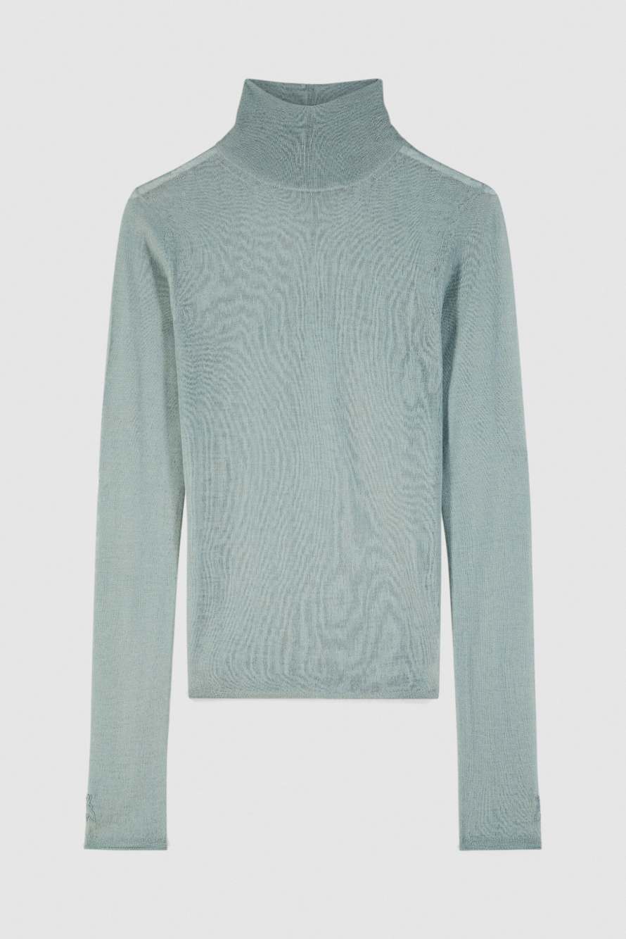 Lightweight wool turtleneck, Green, Patrizia Pepe